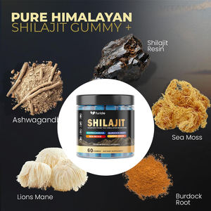 Высокое качество, индивидуальная торговая марка, медицинская добавка без сахара, органический Чистый Экстракт хималайского шиладжита, мармелад с ашвагандхой - Product Image 3