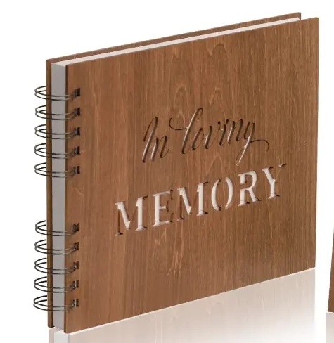 Libro de invitados conmemorativo, libro de invitados de boda con memoria de amor, 8,5x7''