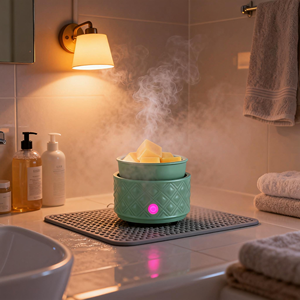 Diffuseur de cire électrique en céramique moderne, brûleur de cire parfumée pour la maison, <span class=keywords><strong>appareil</strong></span> de fusion de cire à brancher pour la chambre à coucher - Product Image 3
