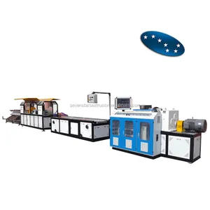 PP PE WPC decking profile wood plastic compounding board production making line machine