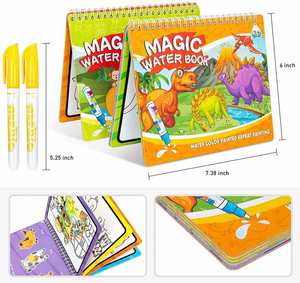 Custom Language Reusable Auto-Fade Painting Book, Early Education Enlightenment Drawing Book for Kids - Product Image 1
