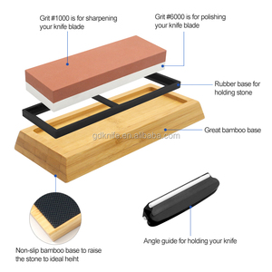 En Bambou Antidérapant et Base En Caoutchouc <span class=keywords><strong>Guide</strong></span> D'angle 2 Faces 1000/6000 Poussière Abrasive Whetstone cuisine <span class=keywords><strong>Pierre</strong></span> À <span class=keywords><strong>Aiguiser</strong></span> - Product Image 2
