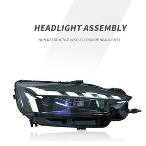 Feux de voiture LED 12V <span class=keywords><strong>Audi</strong></span> A5 <span class=keywords><strong>S5</strong></span> F53 F57 F5E 2024, ensemble de phares automatiques, mise <span class=keywords><strong>à</strong></span> niveau 6000K pour 2017-2024 - Product Image 1
