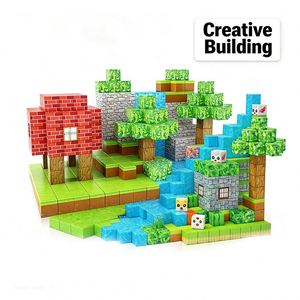 Bloques de Construcción Magnéticos de PVC con Logotipo Personalizado, Cubos Educativos STEM, Bloques de Aprendizaje Sensorial, Juego Creativo de Apilamiento de Fantasía - Product Image 4