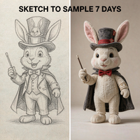 Jouets en peluche personnalisés Lapin Magicien OEM ODM, Poupée en peluche Scène de Magie Chapeau de Magicien Colombe, Vente en Gros, Cadeau