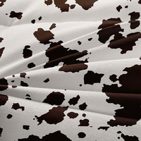 Commerce extérieur transfrontalier approvisionnement vache motif couette ensemble de trois pièces plume épaissie soie coton noyau pour ensemble