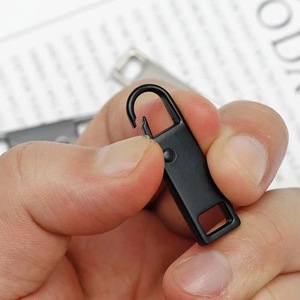 Étiquettes nominatives avec logo de marque personnalisé Sac coulissant de type ouvert Poignées à glissière en métal avec <span class=keywords><strong>fermeture</strong></span> à glissière ouverte Extracteur de remplacement pour vêtements - Product Image 3