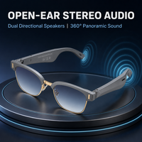 Lunettes de soleil audio intelligentes 5.0 avec double haut-parleur stéréo pour la musique, les appels et les activités de plein air