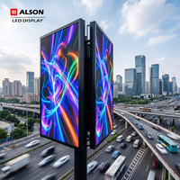 Écrans LED architecturaux fixes d'extérieur ALSON LED de haute qualité 4K pour la publicité et les affichages promotionnels