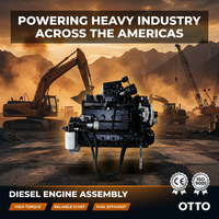 Moteur diesel complet d'occasion OTTO Guangzhou 6BT5.9 (6BTA5.9, 6BT 5.9L) pour CUMMINS