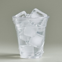 Machine automatique de remplissage et de scellage de gobelets en PET pour glaçons/rhum/whisky/cognac/café/jus