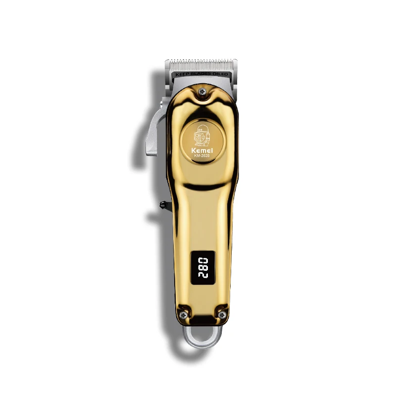 Kemei ヘアクリッパー イエローゴールド　USB充電式 Kemei Golden Cordless Professional Hair Clippers Hair