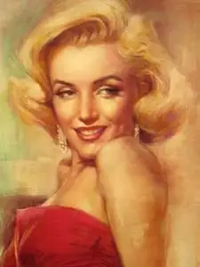 Pop b&c art Marilyn Monroe Printed Fabric image wrap wholesale art supplies modern support oem customized