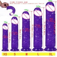 Consolador vibrador grande realista con ventosa, Juguetes sexuales para adultos para mujeres, pene, intimidad, falo