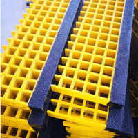Anti-UV tahan korosi frp kisi grit harga pabrik ukuran jala mini dengan antiselip partikel kisi frp