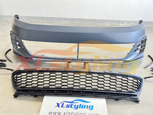 XLstyling accessori di conversione auto di alta qualità griglia centrale paraurti anteriore per <span class=keywords><strong>Volkswagen</strong></span> <span class=keywords><strong>Caddy</strong></span> MK4 to Gti Look Body Kit - Product Image 6