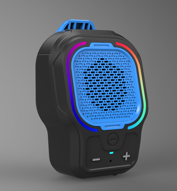Portable for Bluetooth Speaker 650mAh Hands-Free Shower Compatible Built-In Wireless J19 Clip bluetooth Speaker