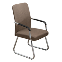 Fauteuil en tissu moderne confortable et sédentaire, pour l'étude, noir, à bas prix, pour salle de réunion