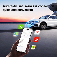 Mini adaptateur sans fil CarPlay pour iPhone avec WiFi 5 GHz et mise à jour OTA CarPlay Android Auto BMW Brilliance 1 SERIES F52