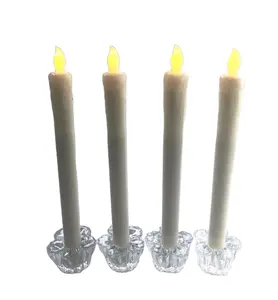 led锥形蜡烛带远程创意模拟火焰环保婚礼火焰