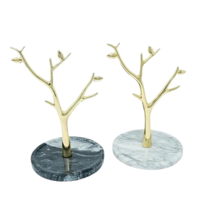 Juego de dos soporte de joyería multifuncional, organizador de collar, pendiente, pulsera, anillo de Metal, mayorista - Product Image 5