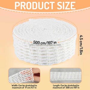 Filet à <span class=keywords><strong>jambon</strong></span> pour fumer 5 m 16 trous Filet à viande rôtie roulée Filet à rôtir <span class=keywords><strong>blanc</strong></span> Élastique Cuisson Fumer Stockage Suspendu Viande <span class=keywords><strong>Jambon</strong></span> Applicateur - Product Image 3