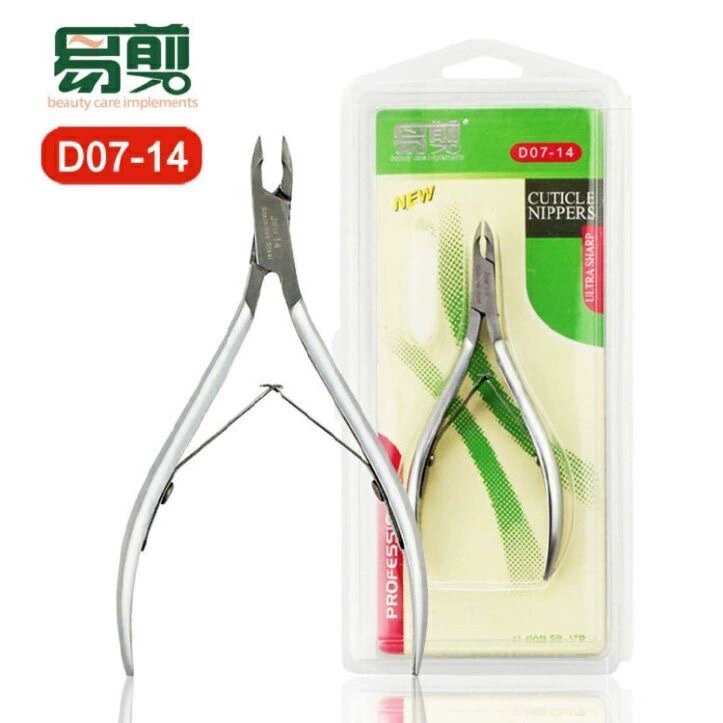 Кусачки для кутикулы Nghia D-07 JAW14,16 кусачков из нержавеющей стали, изготовленные из высококачественной нержавеющей стали