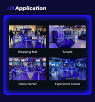 Équipement de parc d'attractions YHY, tapis roulant de réalité virtuelle 9D, vue à 360 degrés, simulateur de tapis roulant VR, machine de jeu de tir