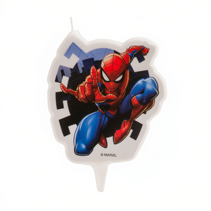 Vela de Cumpleaños de Spiderman de 7 cm, Decoración para Pastel - Product Image 2