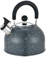 Bouilloire sifflante en acier inoxydable 3,0 L de haute qualité, design moderne et économique, avec peinture colorée