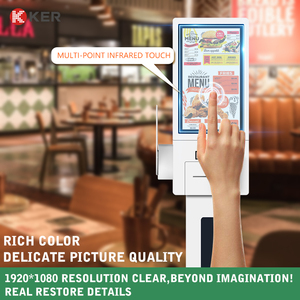 21.5 inch màn hình cảm ứng <span class=keywords><strong>Windows</strong></span> <span class=keywords><strong>POS</strong></span> <span class=keywords><strong>kiosk</strong></span> tự phục vụ thanh toán hóa đơn thiết bị đầu cuối với SDK chức năng - Product Image 3