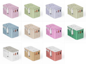 Wontravel 70W Loại Phổ <span class=keywords><strong>E</strong></span> Cắm Sạc Du Lịch <span class=keywords><strong>Adapter</strong></span> Với Pd & Qc3.0 Loại C Cổng Cho Máy Tính Xách Tay & Máy Ảnh - Product Image 2