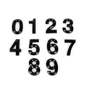 Oem/Odm Custom 3d Letter Nummer Abs Embleem Stickers Galvaniseren Spuitverf Braam Gratis Auto Letters Embleem Voor Auto - Product Image 3