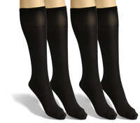 Chaussettes de compression à mollet large pour femmes et hommes Plus Size Bas au genou Longueur de l'équipage 20-30mmHg Compression Taille 4-7XL