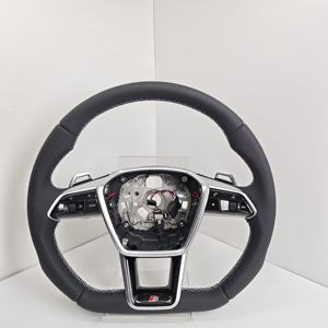 <span class=keywords><strong>Volant</strong></span> personnalisable <span class=keywords><strong>S</strong></span> <span class=keywords><strong>Line</strong></span> à fond plat en cuir semi-luette pour A3 A6 C7 R8 RS3 S3 A7 RS6 <span class=keywords><strong>A4</strong></span> B9 <span class=keywords><strong>B8</strong></span> TT R8 A8 - Product Image 1