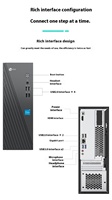 Prix réduit Ordinateur de bureau professionnel N5095 8 Go de RAM DDR4 256 Go de SSD pour le bureau et les jeux Len Ovo Lecoo 310