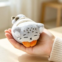 Peluches de chat personnalisées avec porte-clés, jouets en peluche d'animaux miniatures personnalisés, jouet de chat en peluche super doux de poche pour enfants