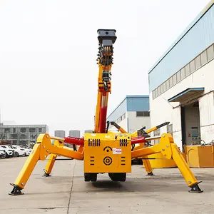Palan Mini grue araignée 360 degrés d'orientation 3 tonnes Heavy Duty Electric Lifting Crawler Mini Spider Crane Prix