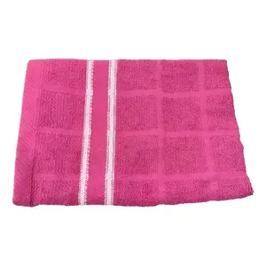 Serviettes de bain Leslie 100% coton, tailles assorties, couleur unie, rectangulaires, tissées, pour adultes - Product Image 4