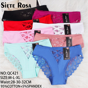 Conjunto de ropa interior de <span class=keywords><strong>mujer</strong></span> de colores mezclados, bragas de algodón de cintura media sólidas, lencería suave, nuevos calzoncillos de <span class=keywords><strong>mujer</strong></span>, calzoncillos tentadores para <span class=keywords><strong>mujer</strong></span> - Product Image 5
