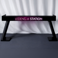 Bar LED DJ Booth Portable Mixer KTV Private Room Ambiance Stainless Steel Customizable Modern Design Internet-Famous