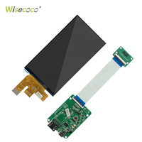 Modules LCD à haute luminosité pour utilisation en extérieur, 1500 nits, écran FHD de 5,5 pouces, écran LCD IPS orange Raspberry Pi avec carte de commande