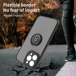 GSCASE Armor Design Kickstand Ring Holder Soft Rubber Hard Matte Fundas para teléfonos móviles PC Contraportada para <span class=keywords><strong>iPhone</strong></span> 16E 15 14 13 <span class=keywords><strong>12</strong></span> 11 - Product Image 5