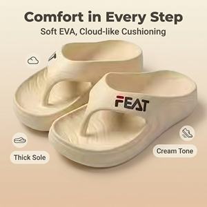 Yearning man EVA flip-flop, Indoor/outdoor Soft Sole Home <b>Slippers</b>, Comfortable Summer Couple Footwear - Product Image 5