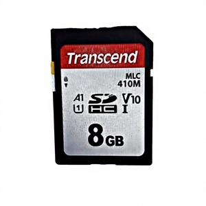 Tarjeta de Memoria Flash TS8GSDC410M MLC NAND SD UHS-1 Clase 1 Clase 10 8 GB 3.6 V -25C 85C - Product Image 1