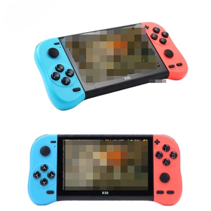 X50 5.1 Inch HD Retro Phong Cách Cầm Tay Trò Chơi Giao Diện Điều Khiển Với 64GB Bộ Nhớ Wi-Fi Truyền Thông Đầu Ra TV Cầm Tay Trò Chơi Video Cho Trẻ Em - Product Image 1