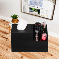 Boîte à mouchoirs en bois pour chambre, salle de bain, bureau – Support de rangement pour mouchoirs