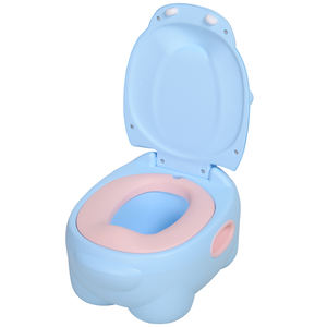HOMCOM-Orinal Antideslizante para Bebés, Orinal para Bebés de 6 a 48 Meses, Color Azul (40x30x23cm) - Product Image 1