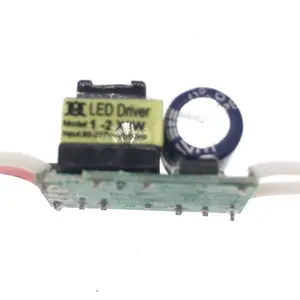 QH qihan sabit akım 1-2*3W 3v-6.6V güneş ampul lamba LED sürücü ic 1x3w 600ma led sürücü