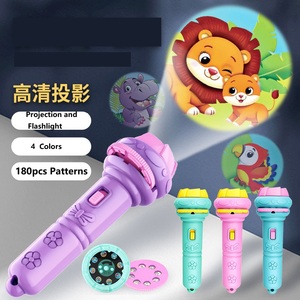 Trẻ em chiếu đèn pin <span class=keywords><strong>Slide</strong></span> chiếu <span class=keywords><strong>Torch</strong></span> với 180psc Mô hình tương tác đồ chơi Quà tặng nhận thức trước khi đi ngủ giáo dục - Product Image 3